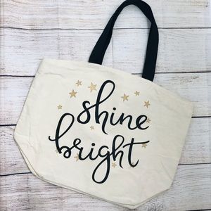 CANVAS “SHINE BRIGHT” Tote
